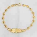 Bracelet GC Virgin Cloud of Guadalupe 2.2g / 6 3/4 in / 3.61mm Yellow Gold 18K