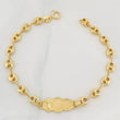 Bracelet GC Cloud Plate Divine Child 2g / 6 in / 3.5mm 18K Yellow Gold