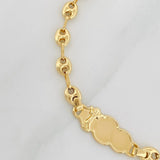 Bracelet GC Cloud Plate Divine Child 2.3g / 6 3/4 in / 3.6mm 18K Yellow Gold
