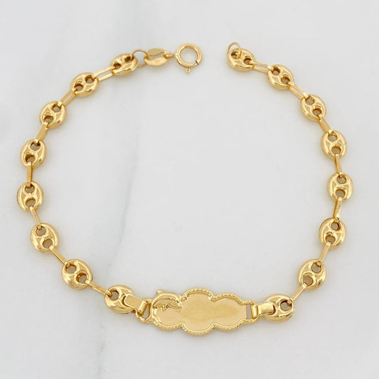 Bracelet GC Nube Delfin 2.75g / 6 3/4 in / 4.66mm Yellow Gold 18K