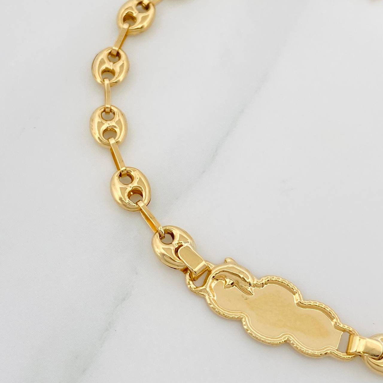 Bracelet GC Nube Delfin 2.65g / 6 3/4 in / 4.8mm Yellow Gold 18K