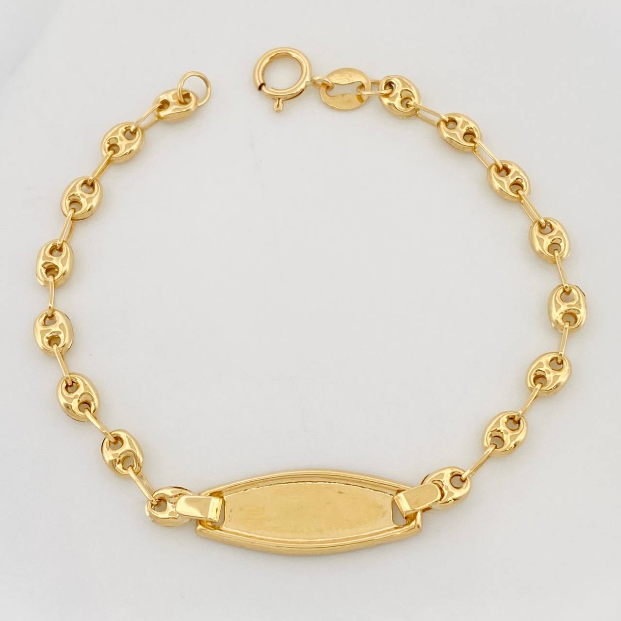 Pulso Bebé GC Ovalada 1.9g / 5 1/2 in / 3.44mm Oro Amarillo 18K