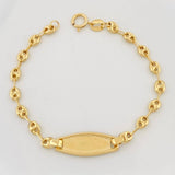 Pulso Bebé GC Ovalada 1.9g / 5 1/2 in / 3.44mm Oro Amarillo 18K