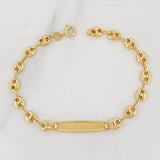 Pulso GC Rectangular 1.95g / 6 in / 3.46mm Oro Amarillo 18K