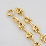 Pulso GC Rectangular 2.5g / 6 3/4 in / 4.82mm Oro Amarillo 18K