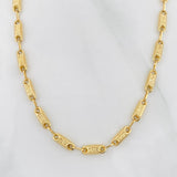 Cadena Rustica Tribal 10.4g / 24 in / 3.45mm Oro Amarillo 18K