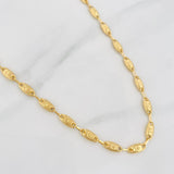 Cadena Rustica Corona 10.25g / 24 in / 4.6mm Oro Amarillo 18K
