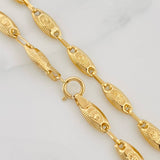 Cadena Rustica Corona 10.25g / 24 in / 4.6mm Oro Amarillo 18K