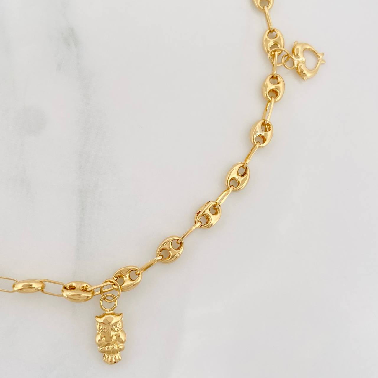Anklet GC 3.6g / 9 3/4 in / 3.55mm Yellow Gold 18K
