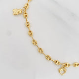 Anklet GC 3.6g / 9 3/4 in / 3.55mm Yellow Gold 18K