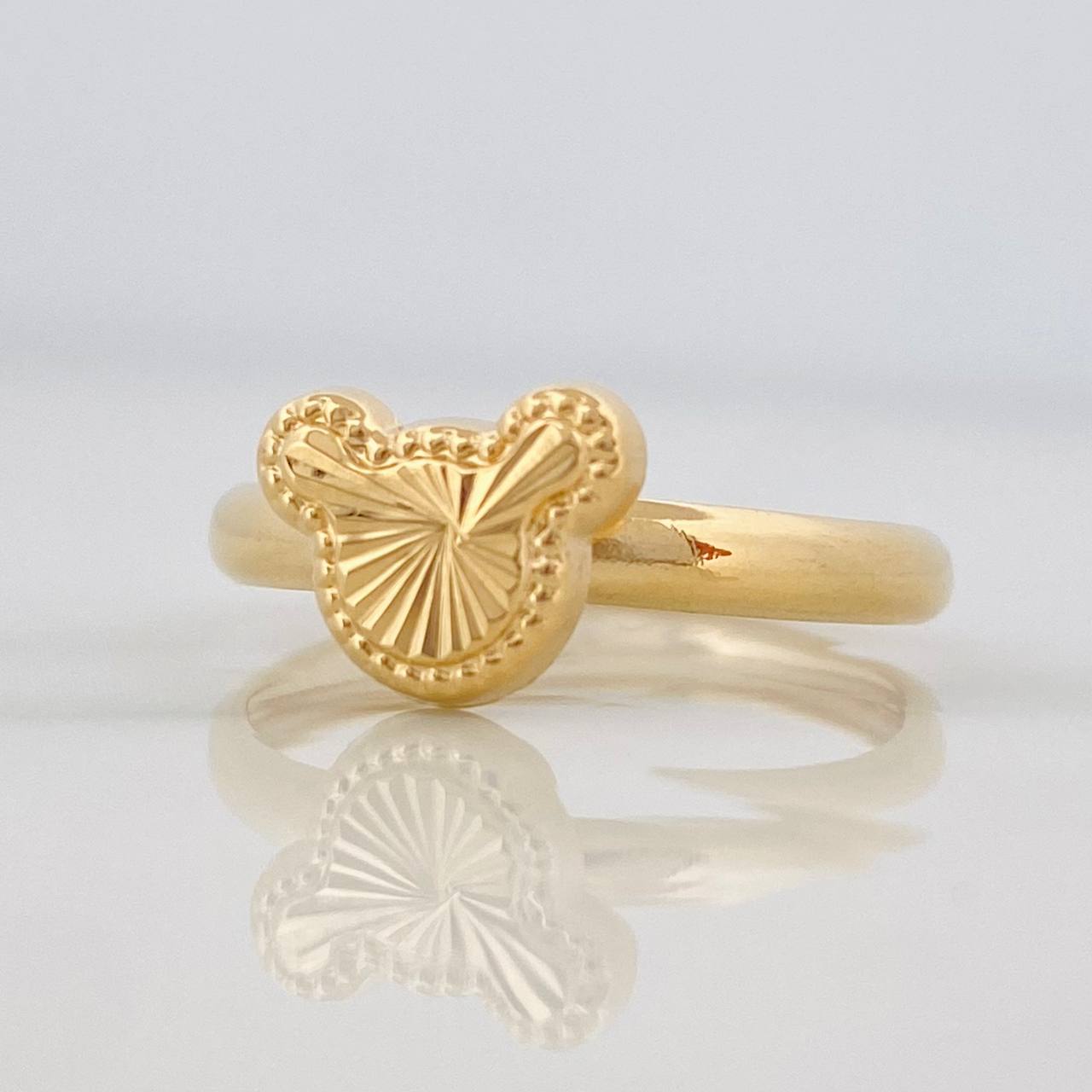 Mouse Ring 1.05g / Size 9 1/4 Yellow Gold 18K