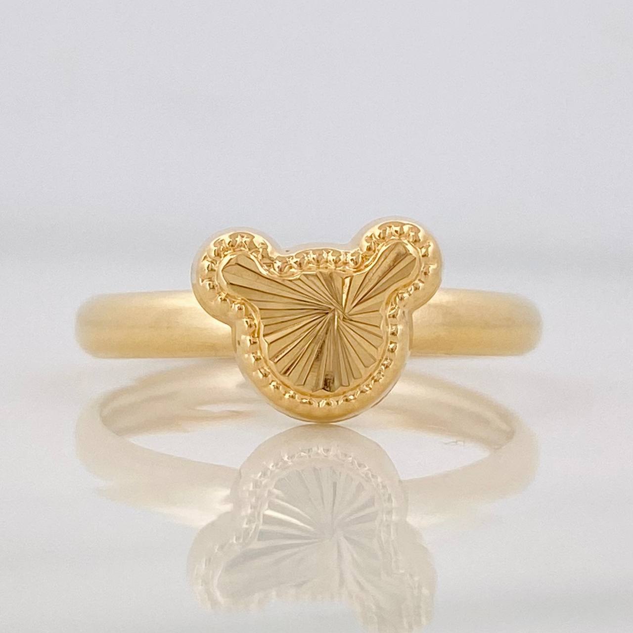 Mouse Ring 1.05g / Size 9 1/4 Yellow Gold 18K