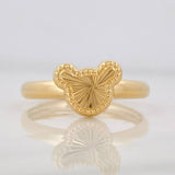 Mouse Ring 1.05g / Size 9 1/4 Yellow Gold 18K