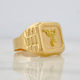Anillo Aguila 3.4g / T10 1/2 Oro Amarillo 18K