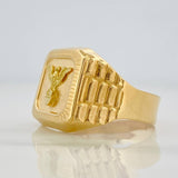 Anillo Aguila 3.4g / T10 1/2 Oro Amarillo 18K
