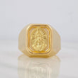 Sacred Heart of Jesus Ring 3.6g / Size 7 3/4 Yellow Gold 18K