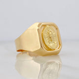 Sacred Heart of Jesus Ring 3.6g / Size 7 3/4 Yellow Gold 18K