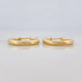 Hoop Earrings Mary 1.55g / 3/4 in Yellow Gold 18K