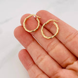 Candongas Mary 1.65g / 3/4 in Oro Amarillo 18K
