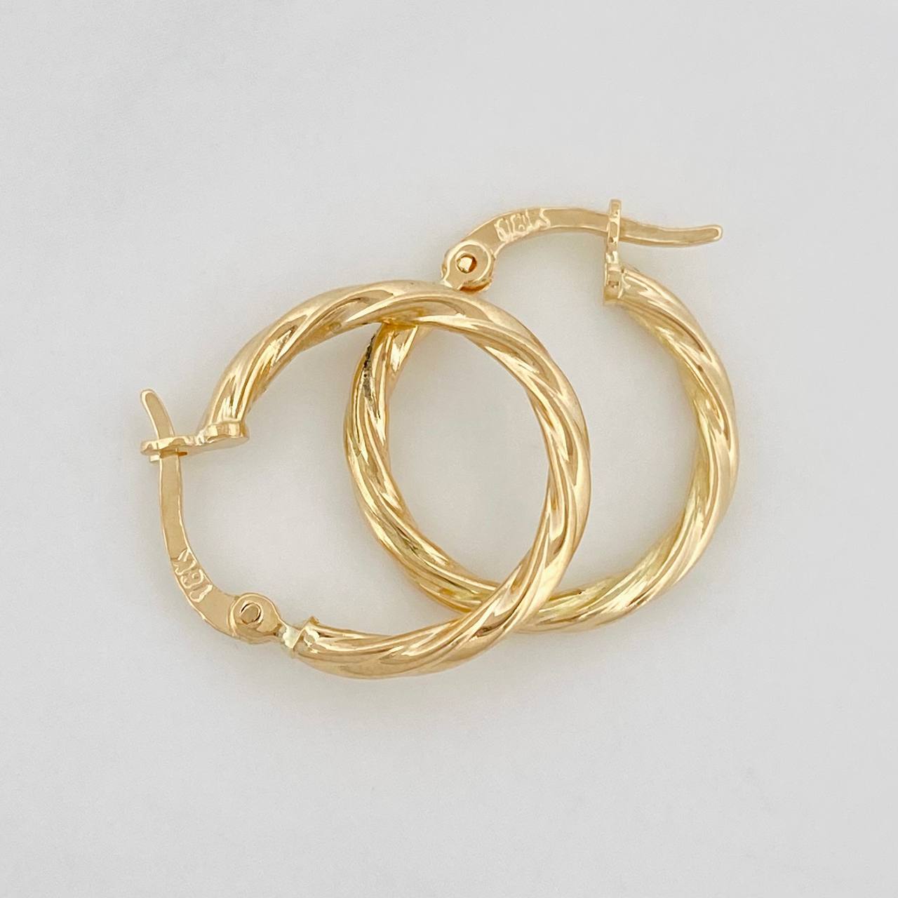 Candongas Mary 1.65g / 3/4 in Oro Amarillo 18K