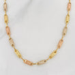 Rustic Tribal Chain 10.15g / 24 in / 3.6mm Three Golds 18K
