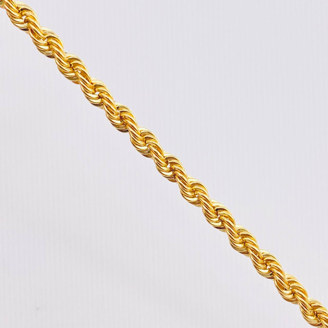 Rope Chain 8.15gr / 23 1/2 in / 3.2mm Yellow Gold +3 18K ©