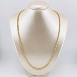 Rope Chain 8.15gr / 23 1/2 in / 3.2mm Yellow Gold +3 18K ©