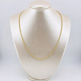 Rope Chain 2.65gr / 19 3/4 in / 2.1mm Yellow Gold +3 18K ©