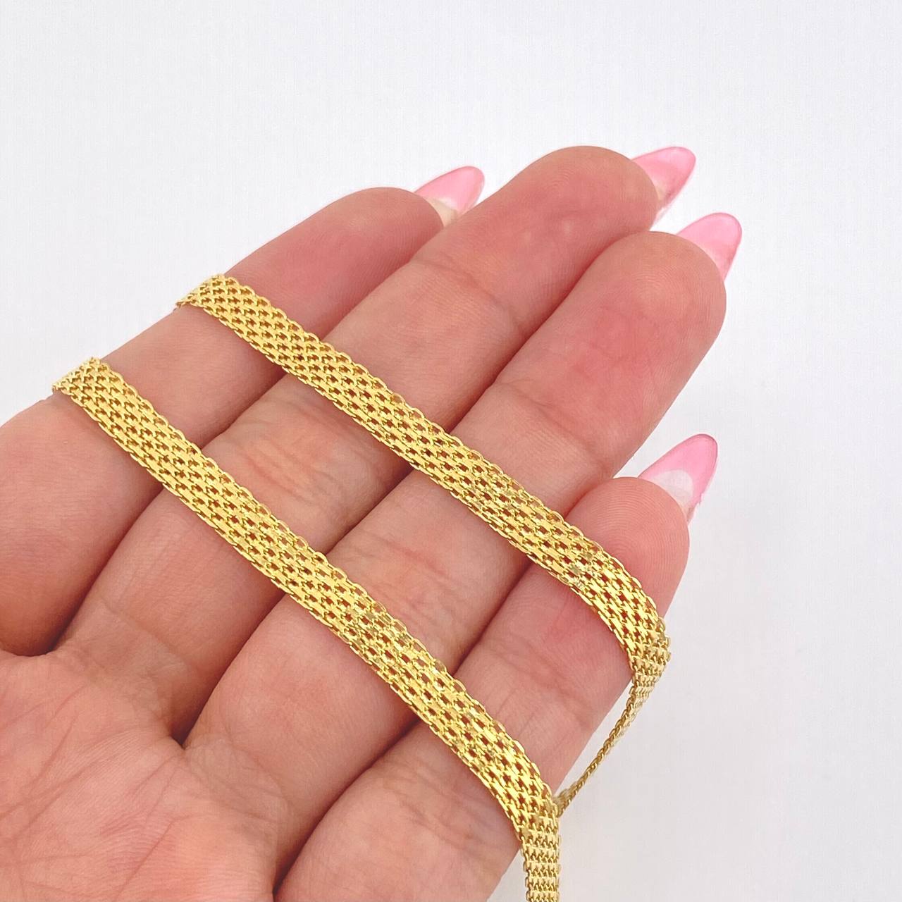 Bismark Chain 6.3gr / 23 1/2 in / 4.5mm Yellow Gold +1 18K ©