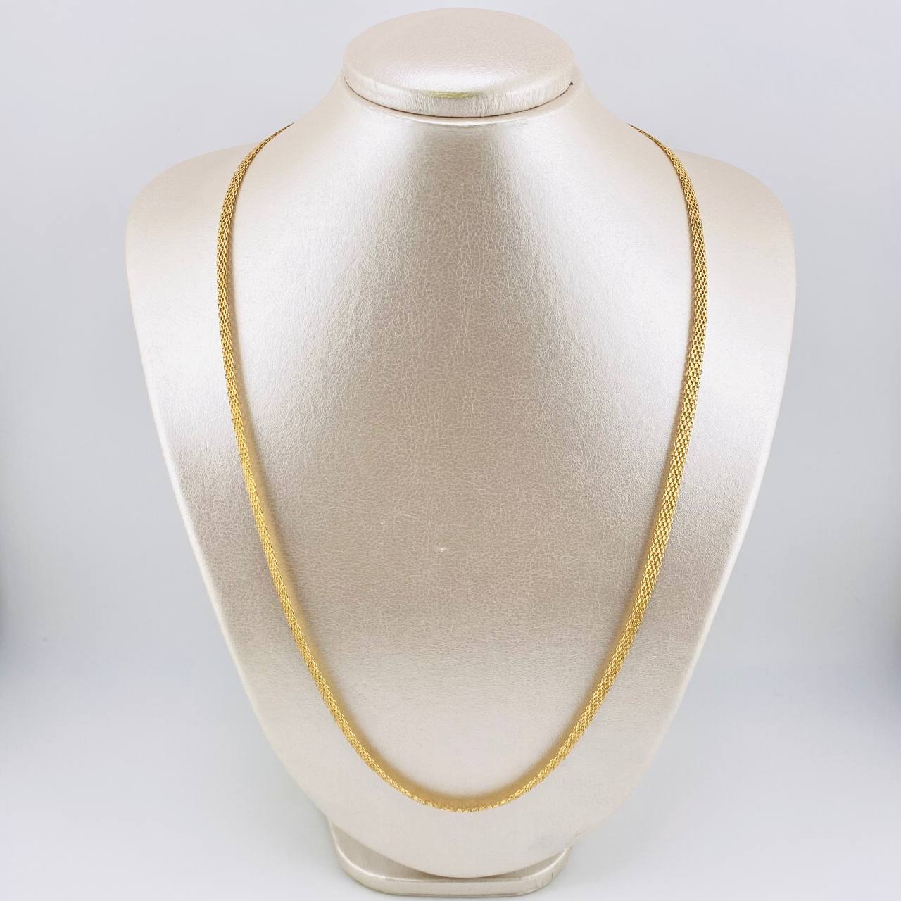 Bismark Chain 6.3gr / 23 1/2 in / 4.5mm Yellow Gold +1 18K ©