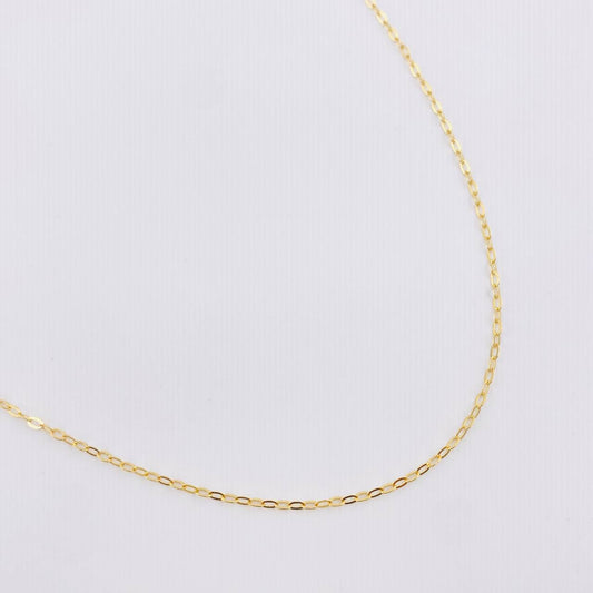 Cadena Aro Seguido 1.15gr / 19 3/4 in / 1.2mm Oro Amarillo +3 18K