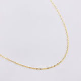 Chain Continuous Ring 1.2gr / 19 3/4 in / 1.2mm Yellow Gold +3 18K ©