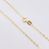 Continuous Ring Chain 1.2gr / 19 3/4 in / 1.2mm Yellow Gold +3 18K *