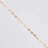 Chain Continuous Ring 1.15gr / 19 3/4 in / 1.2mm Yellow Gold +3 18K ©