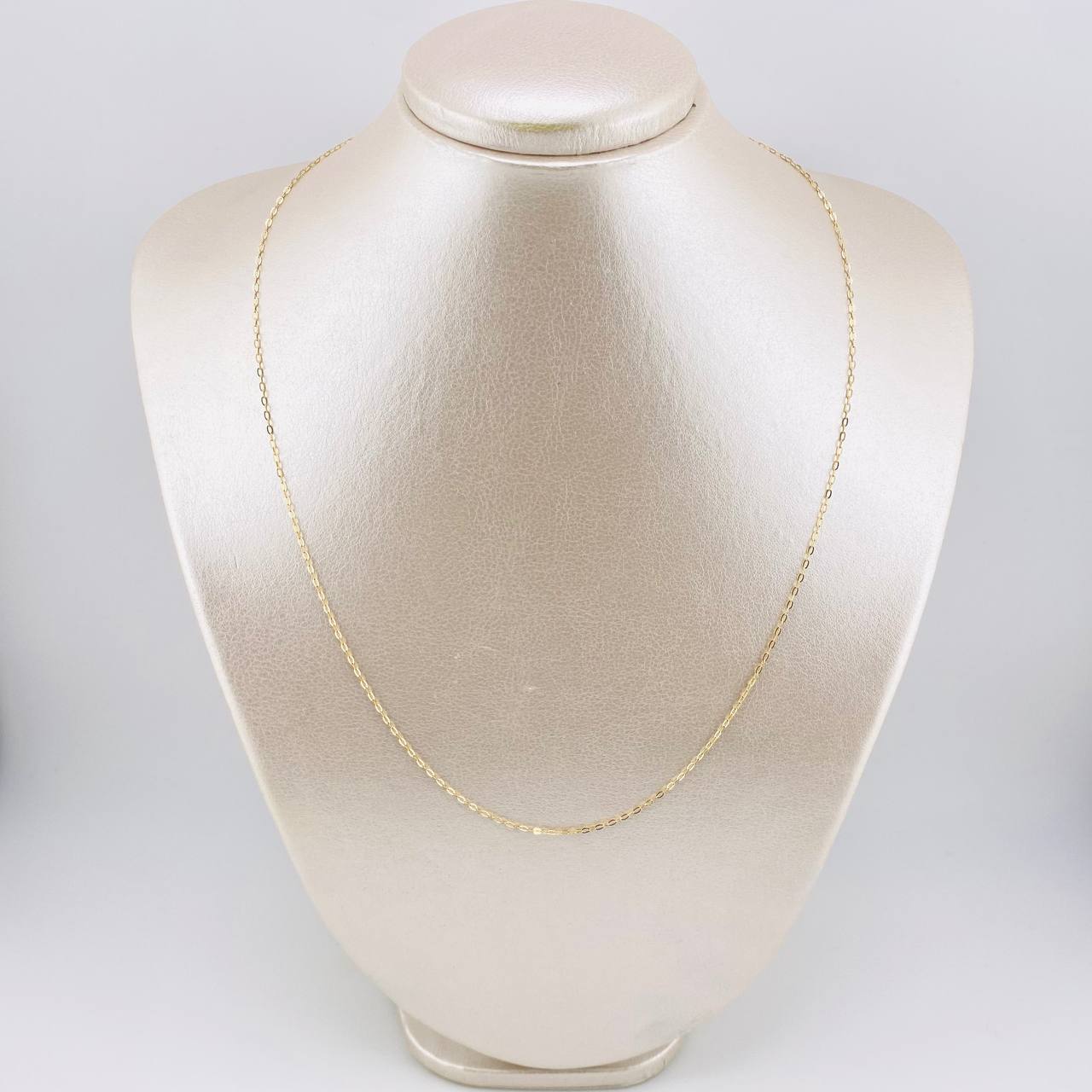 Cadena Aro Seguido 1.15gr / 19 3/4 in / 1.2mm Oro Amarillo +3 18K
