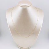 Continuous Ring Chain 1.2gr / 19 3/4 in / 1.2mm Yellow Gold +3 18K *