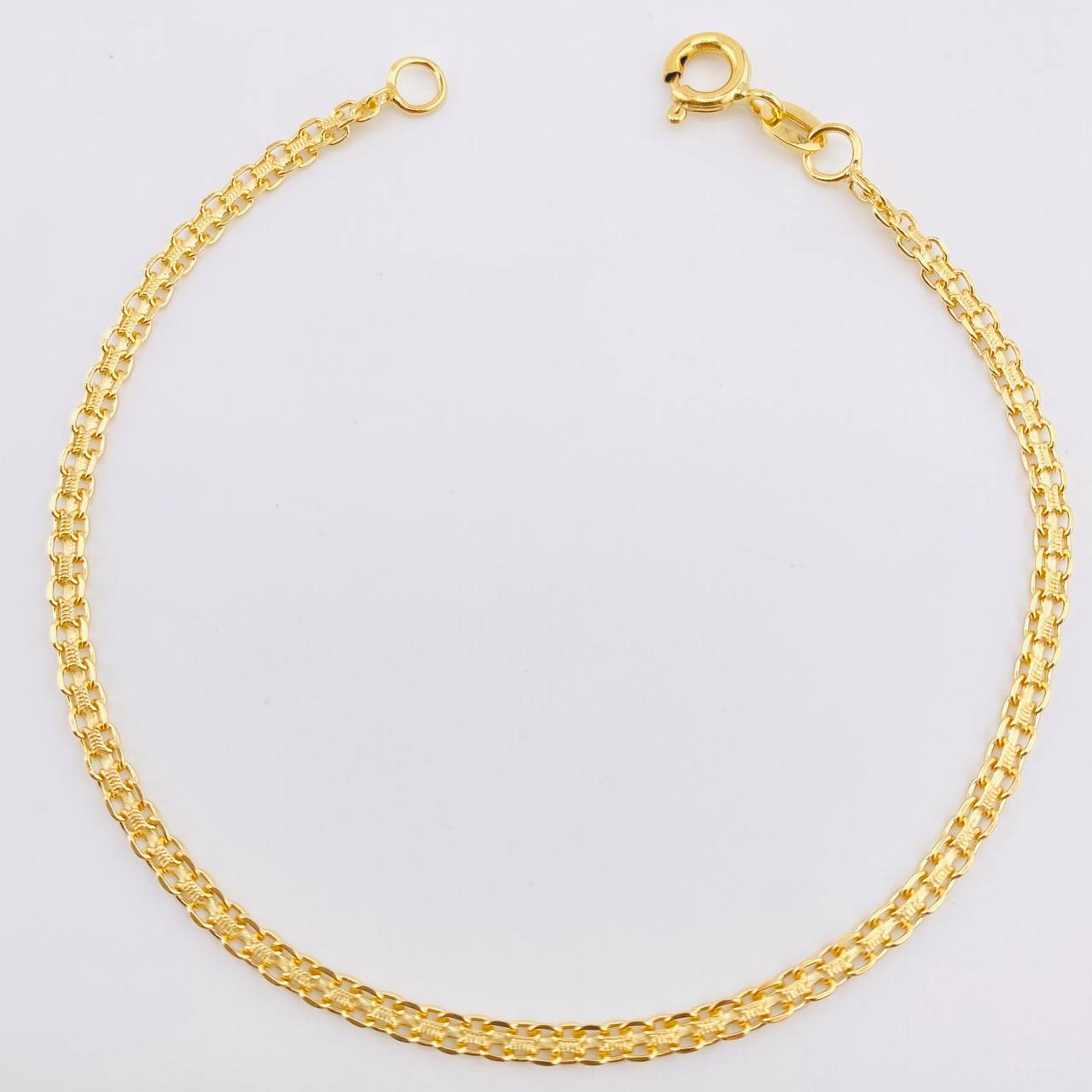 Pulso Chino 2.4gr / 7 1/4 in / 2.4mm Oro Amarillo +1 18K ©