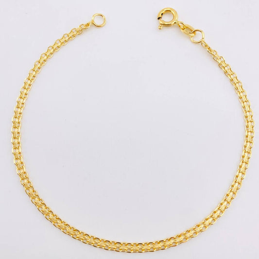 Pulso Chino 2.4gr / 7 1/4 in / 2.4mm Oro Amarillo +1 18K ©