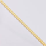 Pulso Chino 2.4gr / 7 1/4 in / 2.4mm Oro Amarillo +1 18K ©