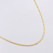 Diamond Cut Flat Mariner Chain 2.3gr / 19 3/4 in / 1.8mm Three Golds +3 18K *