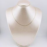 Flat Mariner Chain 1.2gr / 15 3/4 in / 1.8mm Yellow Gold +3 18K *