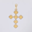 Pendant Cross Clover 4.8g / 2 in Yellow Gold 18K