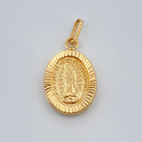 Dije Virgen Guadalupe 0.95gr / 1 in / Oro Amarillo 18K &
