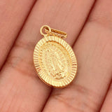 Dije Virgen Guadalupe 0.95gr / 1 in / Oro Amarillo 18K &