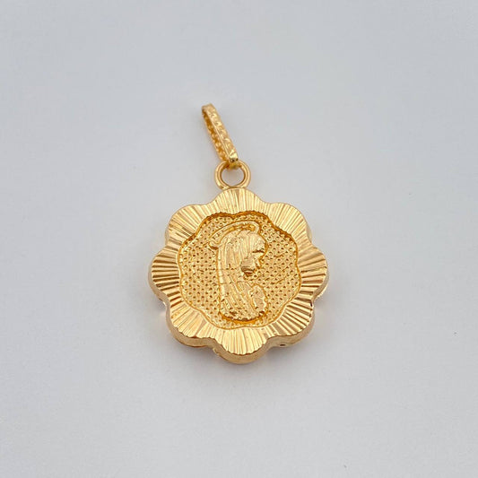 Dije Virgen Maria 1.25gr / 1 in / Oro Amarillo 18K &