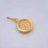 Pendant Saint Michael 0.85gr / 3/4 in / 18K Yellow Gold &