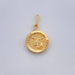 Pendant Saint Michael 0.85gr / 3/4 in / 18K Yellow Gold &