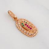 Dije Virgen de Guadalupe 1.5g / 3/4 in Oro Rosa 18K