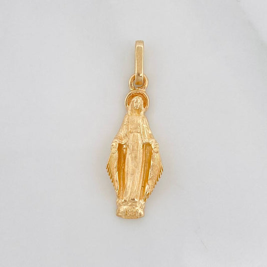 Pendant Miraculous Virgin 2.15g / 1 in 18K Yellow Gold