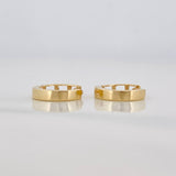 Candongas Carril 1.1g / 1/2 in Oro Amarillo 18K